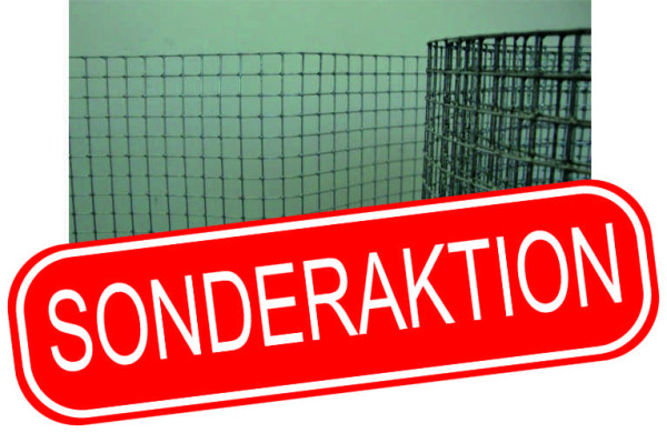 Volierengitter verzinkt, MW 25,4 x 12,7 mm, Drahtst. 1,75 mm, Höhe 100 cm