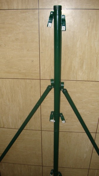 Zwischenspannpfähle grün, DM 50 mm, für Gitterhöhe 1,00m